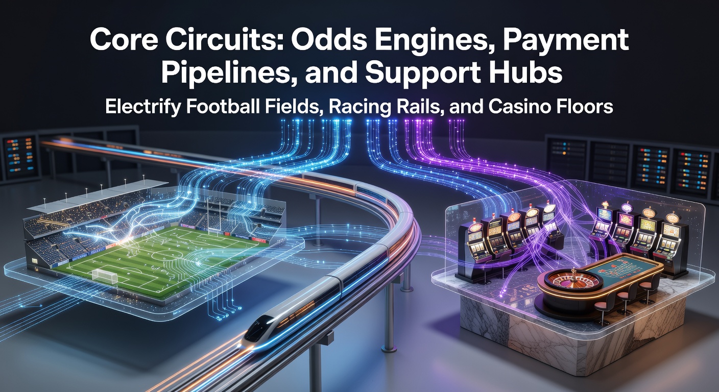 Dynamic display of digital odds updating live during a soccer match, overlaid with payment icons and chat support bubbles