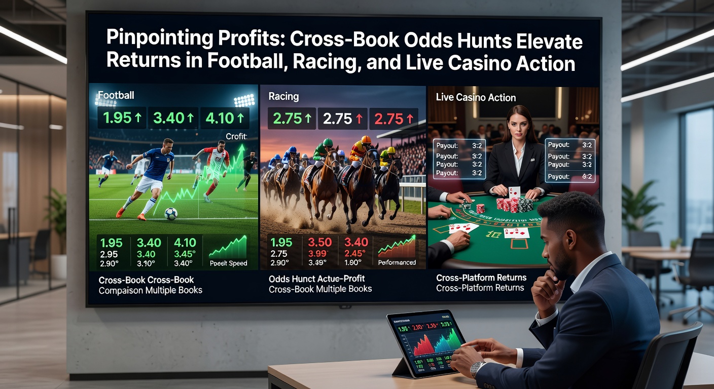 A digital dashboard displaying odds comparisons across multiple sportsbooks for an upcoming soccer match, highlighting the best value bets in green