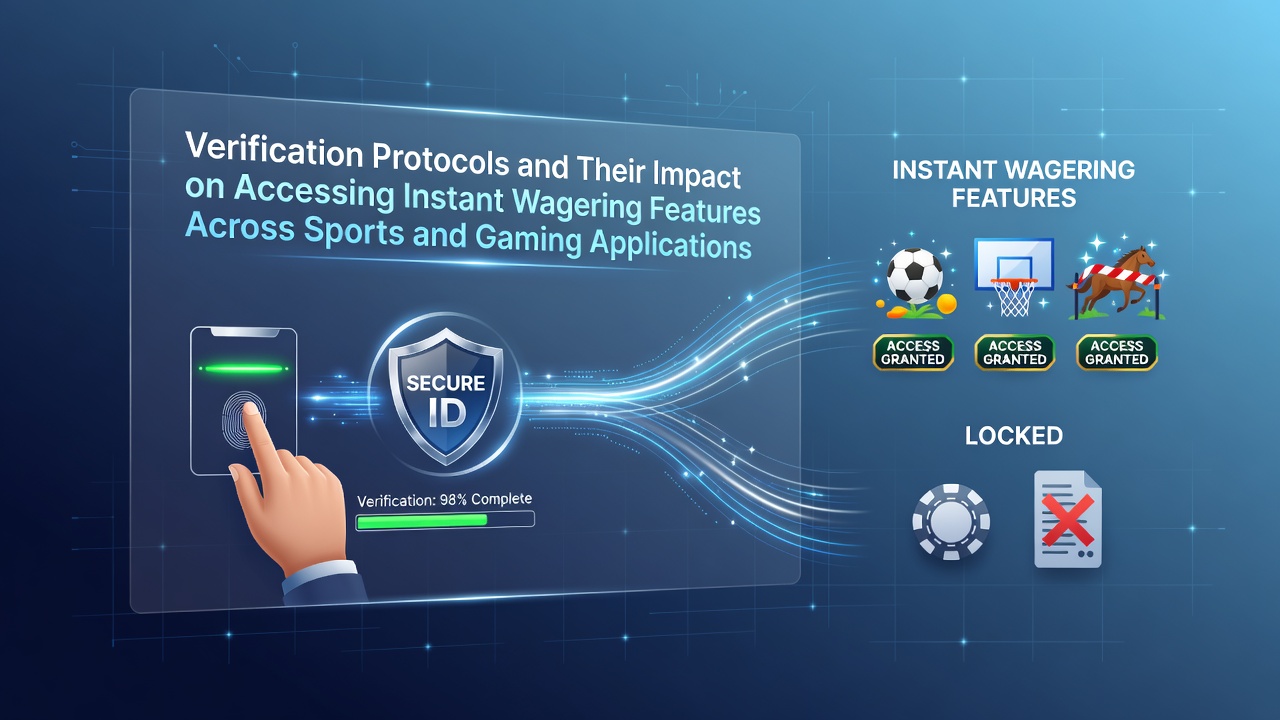 Verification process in a sports betting app interface showing ID upload screen